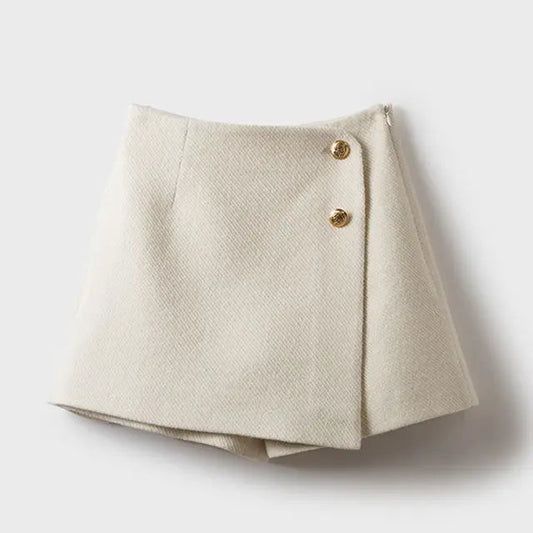 A-line Zipper Skirt